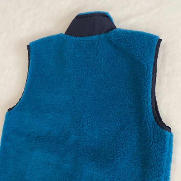 {J. Crew} Crewcuts | Sherpa Zip Front Vest with Pockets C9336 Blue (12) - Picture 14 of 16